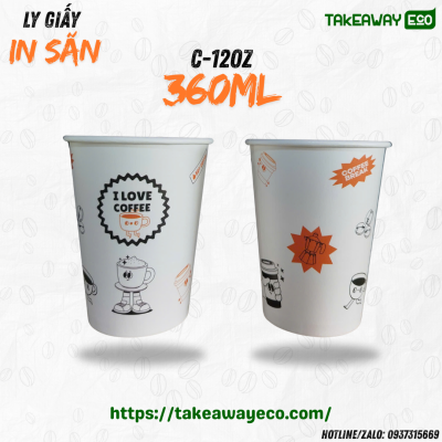Ly Giấy In Sẵn Họa Tiết